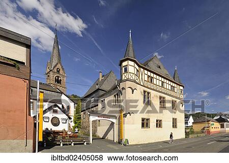 "Hotel Kurfuerst, Church, Kamp-Bornhofen, Rhein-Lahn-Kreis district, Rhineland-Palatinate, Germany, Europe" View Large Photo Image Stock Photo - "Hotel Kurfuerst, Church, Kamp-Bornhofen, Rhein-Lahn-Kreis district, Rhineland-Palatinate, Germany, Europe". Fotosearch