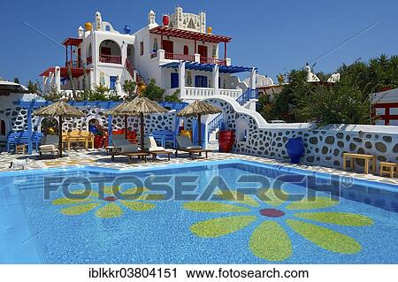 "Hotel near Ano Mera, Mykonos, Cyclades, Greece, Europe" View Large Photo Image Stock Image - "Hotel near Ano Mera, Mykonos, Cyclades, Greece, Europe". Fotosearch
