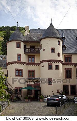 "Hotel """"Schloss Zell"""", Zell, Rhineland-Palatinate, Germany, Europe, PublicGround, Europe" View Large Photo Image Stock Image - "Hotel """"Schloss Zell"""", Zell, Rhineland-Palatinate, Germany, Europe, PublicGround, Europe". Fotosearch