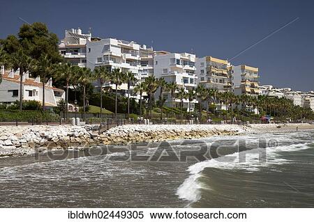 "Hotels and apartment houses on the coast, Marbella, Costa del Sol, Andalusia, Spain, Europe, PublicGround, Europe" View Large Photo Image Stock Photography - "Hotels and apartment houses on the coast, Marbella, Costa del Sol, Andalusia, Spain, Europe, PublicGround, Europe". Fotosearch