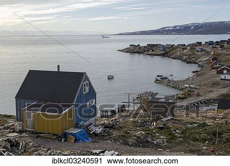 "House above the Ittoqqortoormiit settlement, Scoresbysund, Ostgronland, Greenland, North America" View Large Photo Image Stock Image - "House above the Ittoqqortoormiit settlement, Scoresbysund, Ostgronland, Greenland, North America". Fotosearch