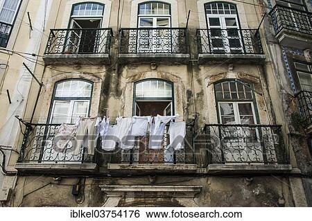 Stock Photograph - "House, Alfama, Lisbon, Portugal, Europe". Fotosearch