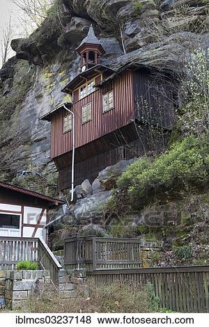 "House built in the rocks, Painters' Path, Saxon Switzerland National Park, Rathewalde, Saxon Switzerland region, Saxony, Germany, Europe" View Large Photo Image Stock Photo - "House built in the rocks, Painters' Path, Saxon Switzerland National Park, Rathewalde, Saxon Switzerland region, Saxony, Germany, Europe". Fotosearch