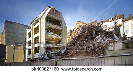 "House demolition, Munich, Bavaria, Germany, Europe" View Large Photo Image Stock Image - "House demolition, Munich, Bavaria, Germany, Europe". Fotosearch