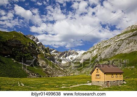 "House in the Appenzell Alps, Meglisalp, Appenzell, Switzerland, Europe" View Large Photo Image Stock Photo - "House in the Appenzell Alps, Meglisalp, Appenzell, Switzerland, Europe". Fotosearch