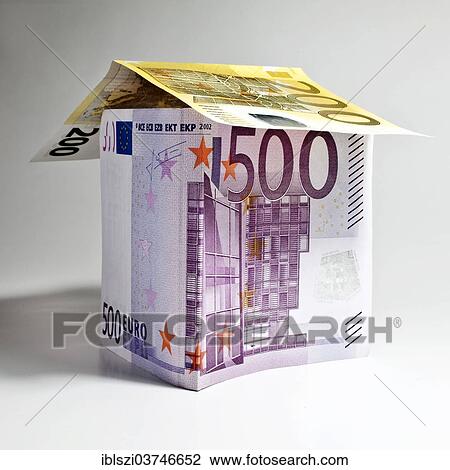 "House made of euro banknotes, symbolic image for construction financing, Germany, Europe" View Large Photo Image Stock Image - "House made of euro banknotes, symbolic image for construction financing, Germany, Europe". Fotosearch