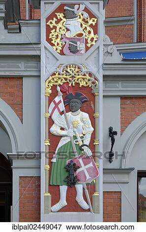 "House of the Blackheads, facade detail of a Moor, Town Hall Square, historic town centre, Riga, Latvia, Europe" View Large Photo Image Stock Photo - "House of the Blackheads, facade detail of a Moor, Town Hall Square, historic town centre, Riga, Latvia, Europe". Fotosearch