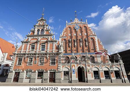 "House of the Blackheads in Town Hall Square, historic centre, UNESCO World Heritage Site, Riga, Latvia, Europe" View Large Photo Image Stock Image - "House of the Blackheads in Town Hall Square, historic centre, UNESCO World Heritage Site, Riga, Latvia, Europe". Fotosearch