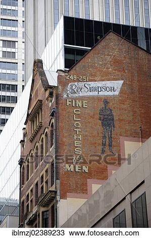 "House with mural painting, old fashion advertising, Central Business District, CBD, Sydney City, Sydney, New South Wales, NSW, Australia, Oceania" View Large Photo Image Stock Image - "House with mural painting, old fashion advertising, Central Business District, CBD, Sydney City, Sydney, New South Wales, NSW, Australia, Oceania". Fotosearch
