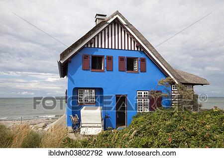 "House with thatched roof and sea view, Graswarder, Heiligenhafen, Schleswig-Holstein, Germany, Europe" View Large Photo Image Stock Image - "House with thatched roof and sea view, Graswarder, Heiligenhafen, Schleswig-Holstein, Germany, Europe". Fotosearch