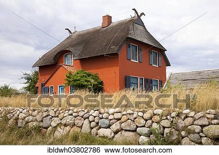 "House with thatched roof, Graswarder, Heiligenhafen, Schleswig-Holstein, Germany, Europe" View Large Photo Image Stock Photograph - "House with thatched roof, Graswarder, Heiligenhafen, Schleswig-Holstein, Germany, Europe". Fotosearch