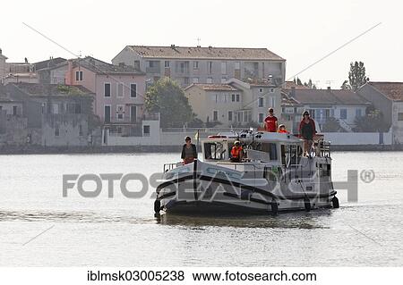 "Houseboat on the Canal du Midi, Castelnaudary, Region Languedoc-Roussillon, France, Europe" View Large Photo Image Stock Photo - "Houseboat on the Canal du Midi, Castelnaudary, Region Languedoc-Roussillon, France, Europe". Fotosearch