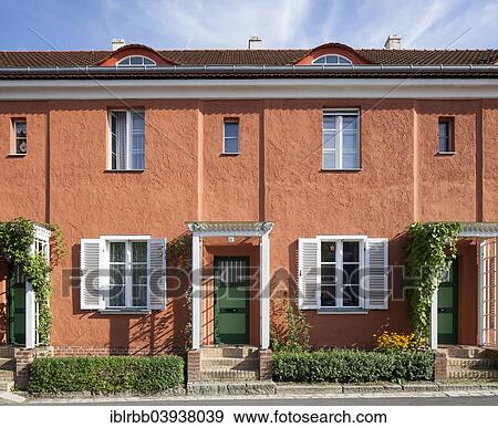 "Houses, Gartenstadt Falkenberg housing estate, also Tuschkastensiedlung, UNESCO World Heritage Site, Bohnsdorf, Berlin, Germany, Europe" View Large Photo Image Stock Photo - "Houses, Gartenstadt Falkenberg housing estate, also Tuschkastensiedlung, UNESCO World Heritage Site, Bohnsdorf, Berlin, Germany, Europe". Fotosearch