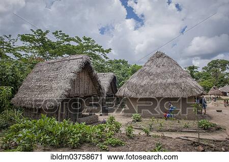 "Houses in a village on the Moa River, Tiwai Island, Southern Province, Sierra Leone, Africa" View Large Photo Image Stock Image - "Houses in a village on the Moa River, Tiwai Island, Southern Province, Sierra Leone, Africa". Fotosearch