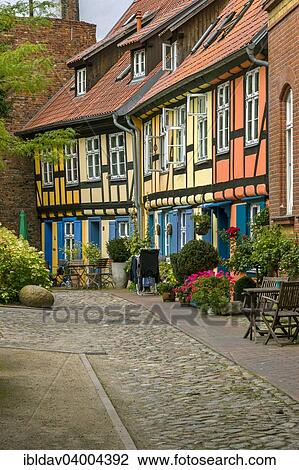 "Houses in monastery grounds, Johanniskloster, Stralsund, Mecklenburg Vorpommern, Germany, Europe" View Large Photo Image Stock Image - "Houses in monastery grounds, Johanniskloster, Stralsund, Mecklenburg Vorpommern, Germany, Europe". Fotosearch