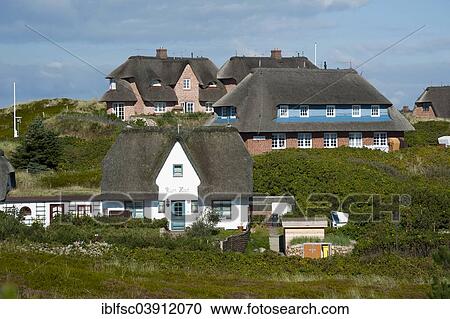 "Houses in the dunes, Rantum, Sylt, North Frisia, Schleswig-Holstein, Germany, Europe" View Large Photo Image Stock Image - "Houses in the dunes, Rantum, Sylt, North Frisia, Schleswig-Holstein, Germany, Europe". Fotosearch