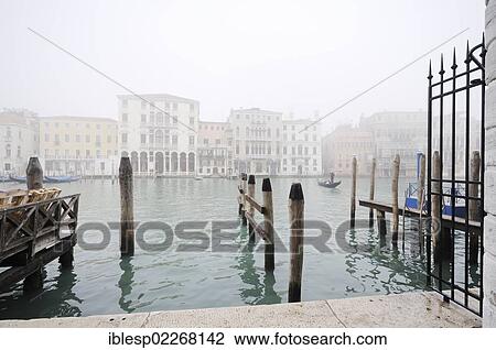 "Houses in the fog, Grand Canal, Venice, Venezia, Veneto, Italy, Europe" View Large Photo Image Stock Image - "Houses in the fog, Grand Canal, Venice, Venezia, Veneto, Italy, Europe". Fotosearch