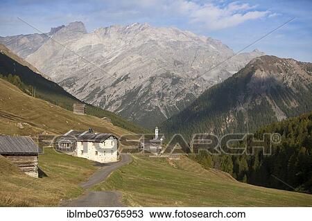 "Houses in the high mountain valley of Val Federia, near Livigno, Sondrio province, Lombardy, Italy, Europe" View Large Photo Image Stock Image - "Houses in the high mountain valley of Val Federia, near Livigno, Sondrio province, Lombardy, Italy, Europe". Fotosearch