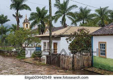 "Houses, Nossa Senhora do Rosario dos Pretos church at the back, Tiradentes, Minas Gerais, Brazil, South America" View Large Photo Image Stock Photo - "Houses, Nossa Senhora do Rosario dos Pretos church at the back, Tiradentes, Minas Gerais, Brazil, South America". Fotosearch