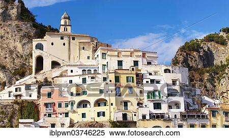 "Houses of Amalfi, Campania, Italy, Europe" View Large Photo Image Stock Photography - "Houses of Amalfi, Campania, Italy, Europe". Fotosearch