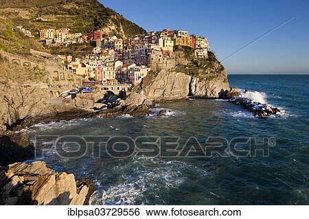 "Houses of Manarola on the rocky coast, UNESCO World Cultural Heritage Site, Manarola, Cinque Terre, Liguria, Italy, Europe" View Large Photo Image Stock Photograph - "Houses of Manarola on the rocky coast, UNESCO World Cultural Heritage Site, Manarola, Cinque Terre, Liguria, Italy, Europe". Fotosearch