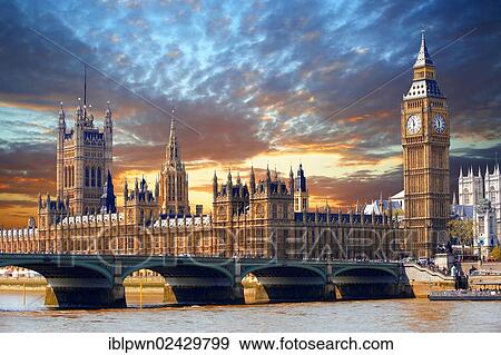 Stock Photo - "Houses of Parliament, Westminster, London, England, United Kingdom, Europe". Fotosearch