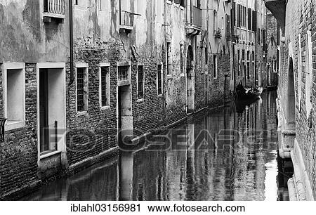 "Houses on a canal, Venice, Venezien, Italy, Europe" View Large Photo Image Stock Image - "Houses on a canal, Venice, Venezien, Italy, Europe". Fotosearch