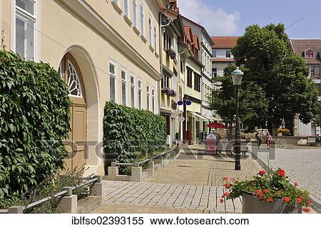 "Houses on Holzmarkt square, Arnstadt, Thuringia, Germany, Europe" View Large Photo Image Stock Photography - "Houses on Holzmarkt square, Arnstadt, Thuringia, Germany, Europe". Fotosearch