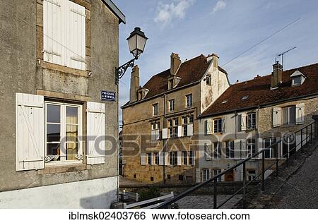 "Houses on the city wall, Langres, Via Francigena, department of Haute-Marne, Champagne-Ardenne region, France, Europe" View Large Photo Image Stock Photograph - "Houses on the city wall, Langres, Via Francigena, department of Haute-Marne, Champagne-Ardenne region, France, Europe". Fotosearch