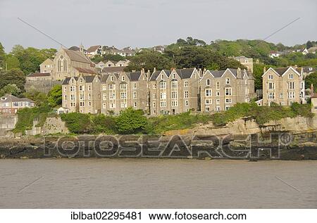 "Houses on the coast, Clevedon, Somerset, England, United Kingdom, Europe" View Large Photo Image Stock Image - "Houses on the coast, Clevedon, Somerset, England, United Kingdom, Europe". Fotosearch
