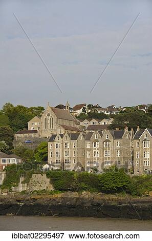 "Houses on the coast, Clevedon, Somerset, England, United Kingdom, Europe" View Large Photo Image Stock Photo - "Houses on the coast, Clevedon, Somerset, England, United Kingdom, Europe". Fotosearch