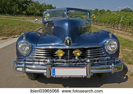 Stock Photograph - "Hudson Commodore Convertible, built in 1947, Detroit, Michigan, United States, North America". Fotosearch