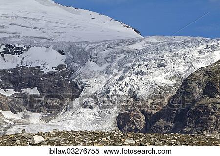 "Hufeisenbruch or Horseshoe-breach on Pasterze Glacier, Grossglockner, Hohe Tauern National Park, Tyrol, Austria, Europe" View Large Photo Image Stock Photography - "Hufeisenbruch or Horseshoe-breach on Pasterze Glacier, Grossglockner, Hohe Tauern National Park, Tyrol, Austria, Europe". Fotosearch