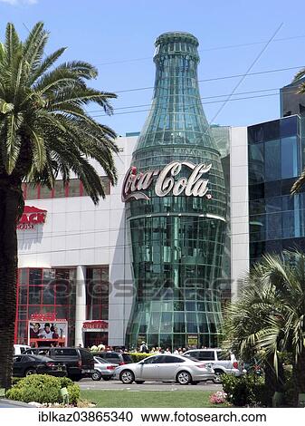 "Huge Coca Cola bottle on the Las Vegas Strip, Las Vegas, Nevada, USA" View Large Photo Image Stock Image - "Huge Coca Cola bottle on the Las Vegas Strip, Las Vegas, Nevada, USA". Fotosearch