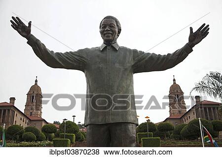 "Huge Nelson Mandela statue in front of the Union Buildings government buildings, Pretoria, Gauteng, South Africa, Africa" View Large Photo Image Stock Photo - "Huge Nelson Mandela statue in front of the Union Buildings government buildings, Pretoria, Gauteng, South Africa, Africa". Fotosearch