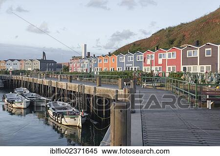 Stock Photography - "Hummerbuden, island of Heligoland, Schleswig-Holstein, Germany, Europe". Fotosearch