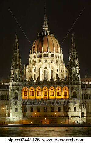 "Hungarian Parliment building at night, Budapest, Hungary, Europe" View Large Photo Image Stock Photograph - "Hungarian Parliment building at night, Budapest, Hungary, Europe". Fotosearch