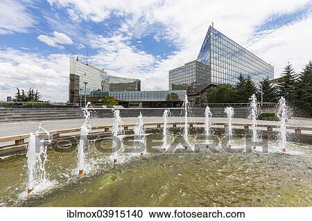 Stock Image - "Hyatt Regency Belgrade Hotel, Belgrade, Serbia, Europe". Fotosearch