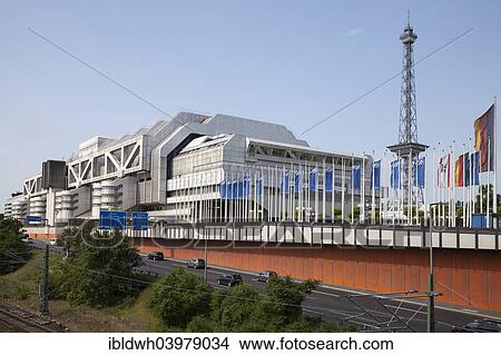 "ICC, Internationales Congress Centrum, International Congress Centre, with the radio tower, Funkturm Berlin and the ubran motorway, Westend quarter, Berlin, Germany, Europe" View Large Photo Image Picture - "ICC, Internationales Congress Centrum, International Congress Centre, with the radio tower, Funkturm Berlin and the ubran motorway, Westend quarter, Berlin, Germany, Europe". Fotosearch