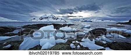 "Ice and rocks, Antarctic Region, Antarctica" View Large Photo Image Stock Photography - "Ice and rocks, Antarctic Region, Antarctica". Fotosearch