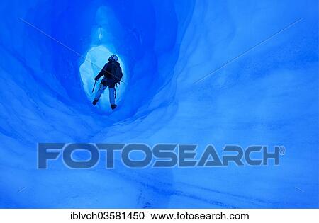 "Ice climbing in an ice cave or glacier cave, Grey Glacier, Torres del Paine National Park, Chile, South America" View Large Photo Image Stock Image - "Ice climbing in an ice cave or glacier cave, Grey Glacier, Torres del Paine National Park, Chile, South America". Fotosearch