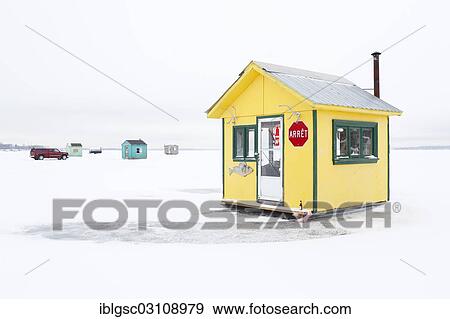 "Ice Fishing, Saint Lawrence River, Quebec, Canada, Maple Grove, Maple Grove, Quebec Province, Canada, North America" View Large Photo Image Stock Photo - "Ice Fishing, Saint Lawrence River, Quebec, Canada, Maple Grove, Maple Grove, Quebec Province, Canada, North America". Fotosearch
