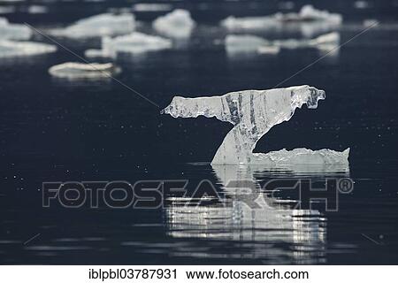 Stock Image - "Ice formation, College Fjord, Prince William Sound, Alaska". Fotosearch
