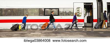 "ICE, InterCity-Express train in Stuttgart central railway station, Stuttgart, Baden-Wurttemberg, Germany, Europe" View Large Photo Image Stock Photo - "ICE, InterCity-Express train in Stuttgart central railway station, Stuttgart, Baden-Wurttemberg, Germany, Europe". Fotosearch