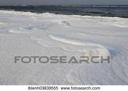 "Ice structures on the beach, Langeoog, East Frisia, Lower Saxony, Germany, Europe" View Large Photo Image Stock Photography - "Ice structures on the beach, Langeoog, East Frisia, Lower Saxony, Germany, Europe". Fotosearch
