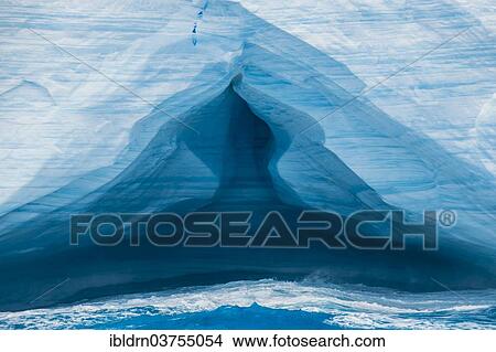 Picture - "Iceberg floating in the South Atlantic Ocean, Weddell Sea, Antarctic Peninsula, Antarctica". Fotosearch