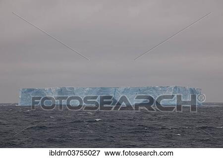 Stock Photo - "Iceberg floating in the South Atlantic Ocean, Weddell Sea, Antarctic Peninsula, Antarctica". Fotosearch
