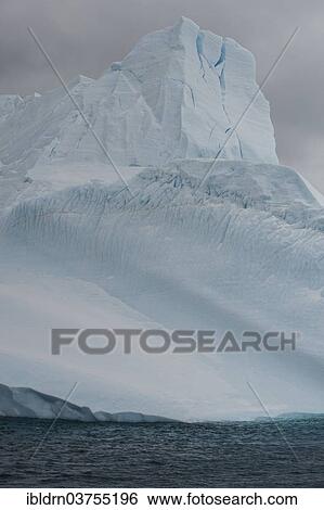 Stock Photograph - "Iceberg floating in the South Atlantic Ocean, Weddell Sea, Antarctic Peninsula, Antarctica". Fotosearch