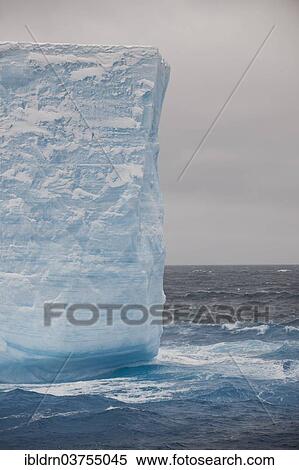 Stock Photography - "Iceberg floating in the South Atlantic Ocean, Weddell Sea, Antarctic Peninsula, Antarctica". Fotosearch