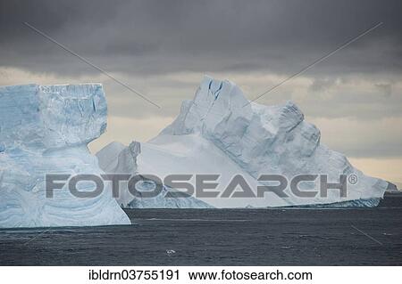 "Icebergs floating in the South Atlantic Ocean, Weddell Sea, Antarctic Peninsula, Antarctica" View Large Photo Image Stock Image - "Icebergs floating in the South Atlantic Ocean, Weddell Sea, Antarctic Peninsula, Antarctica". Fotosearch
